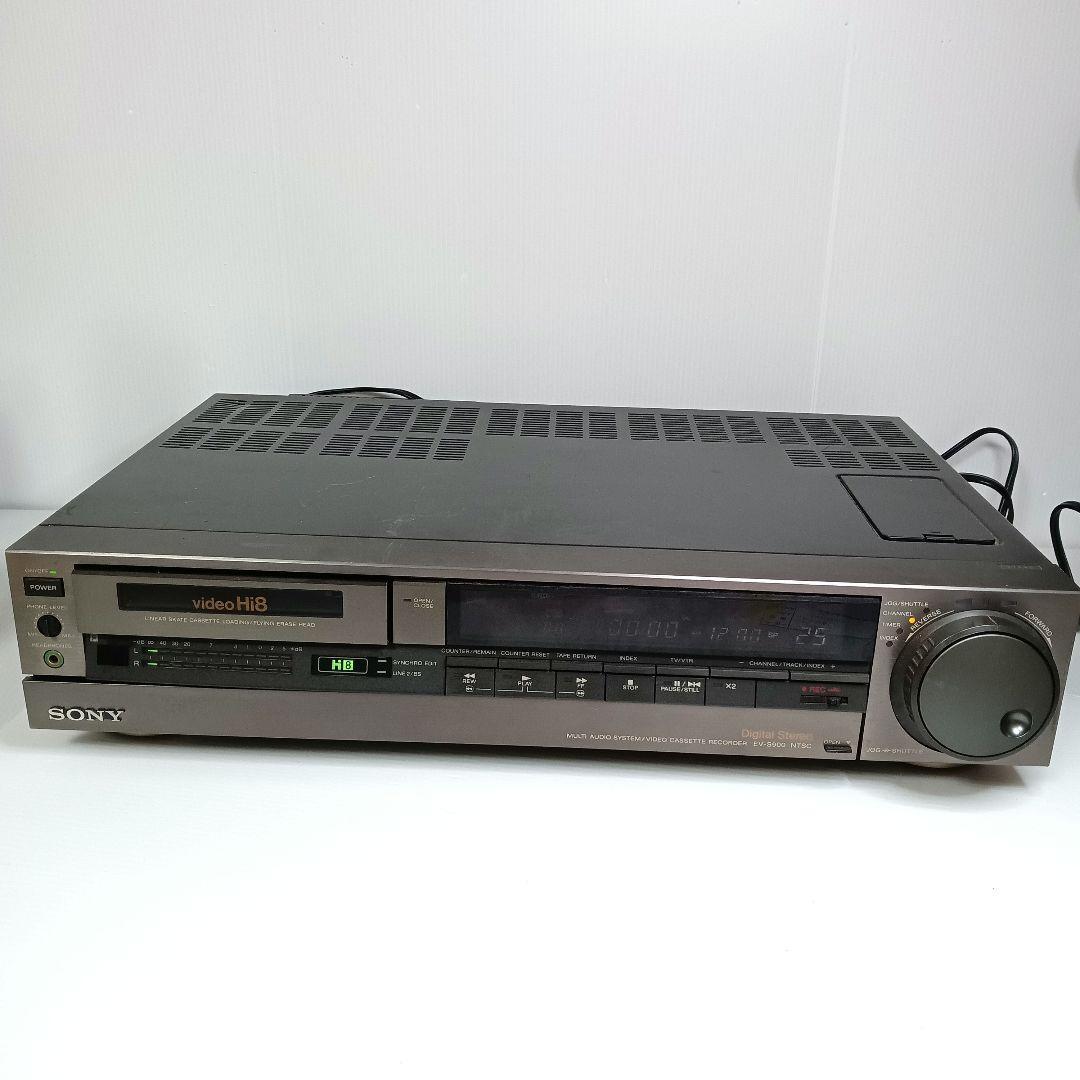 現状品　テープ再生 開閉難あり SONY ソニー　HI8 ビデオデッキ EV-S900　ビデオカセットレコーダー 8ミリ カセットテープ