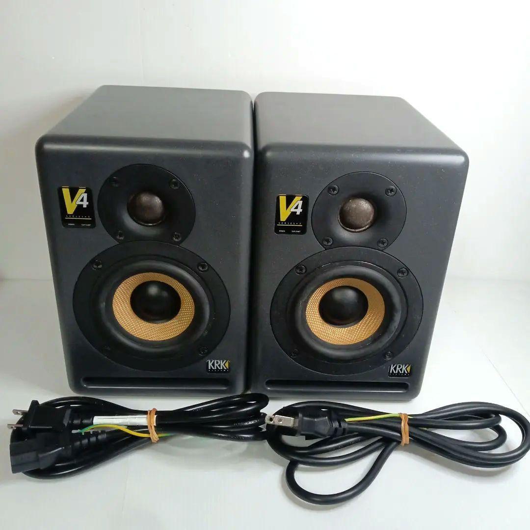 音出し KRK パワードモニター　スピーカー v4 series2 小型 ペア　 ケーアールケー ペアスピーカー KRK-ROKIT