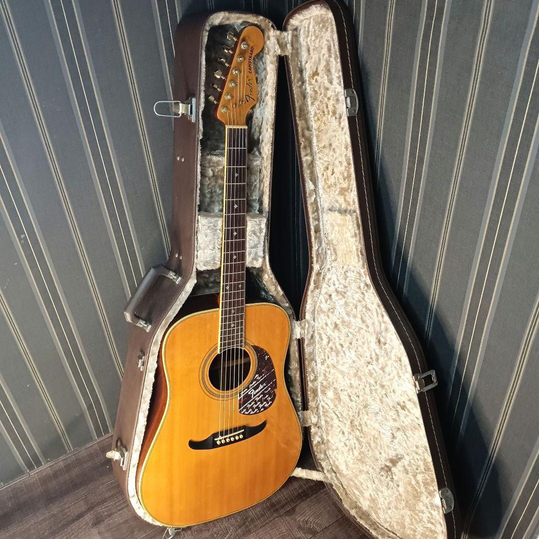 激レア 80s スルーネック　Fender Capistrano フェンダー ヴィンテージ　 ビンテージ アコースティックギター 　アコギ ハードケース