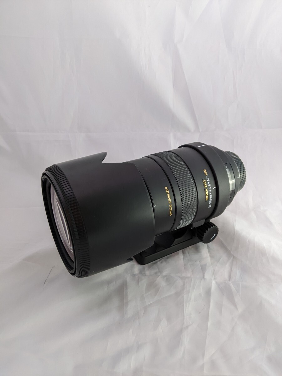 ★良品★【SIGMA シグマ】APO 50-500mm F4.5-6.3 DG OS HSM ニコン用 一眼カメラ用レンズ ＃８１０２１