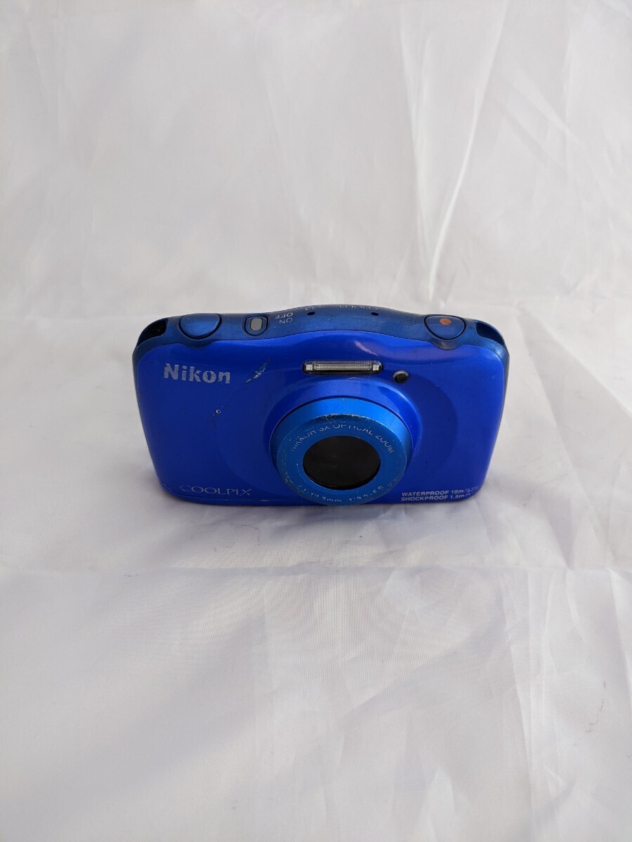 ★Nikon COOLPIX S33 ブルー ニコン クールピクス コンパクトデジタルカメラ　#10272