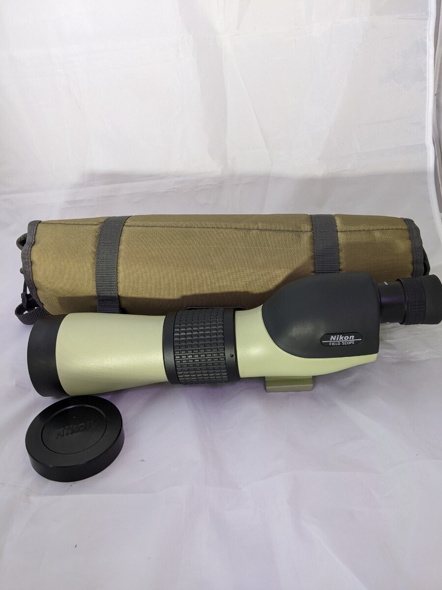 ★美品★Nikon FIELD SCOPE フィールドスコープ D=60 P 20X ケース付き ニコン 単眼鏡　#02205