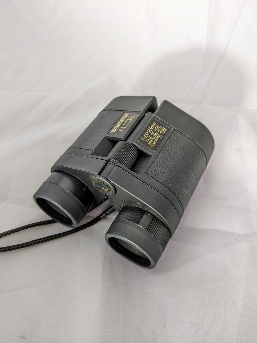 ★外観美品★ ALCOR COMPACT ZOOM BINOCULAR 7-15×25mm 現状品