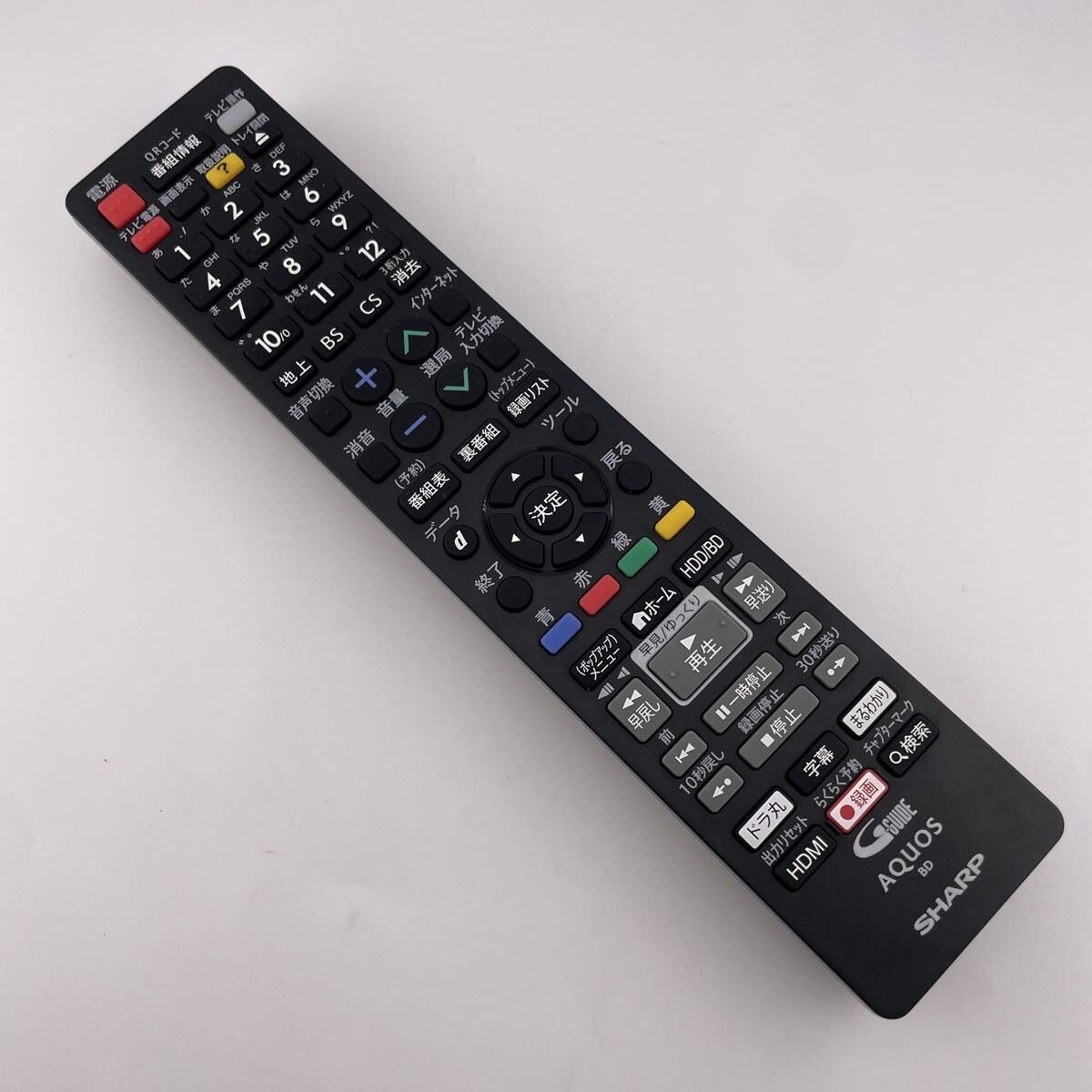 【赤外線動作確認済】送料無料　返金保証　　　SHARP シャープ テレビリモコン GB260PA
