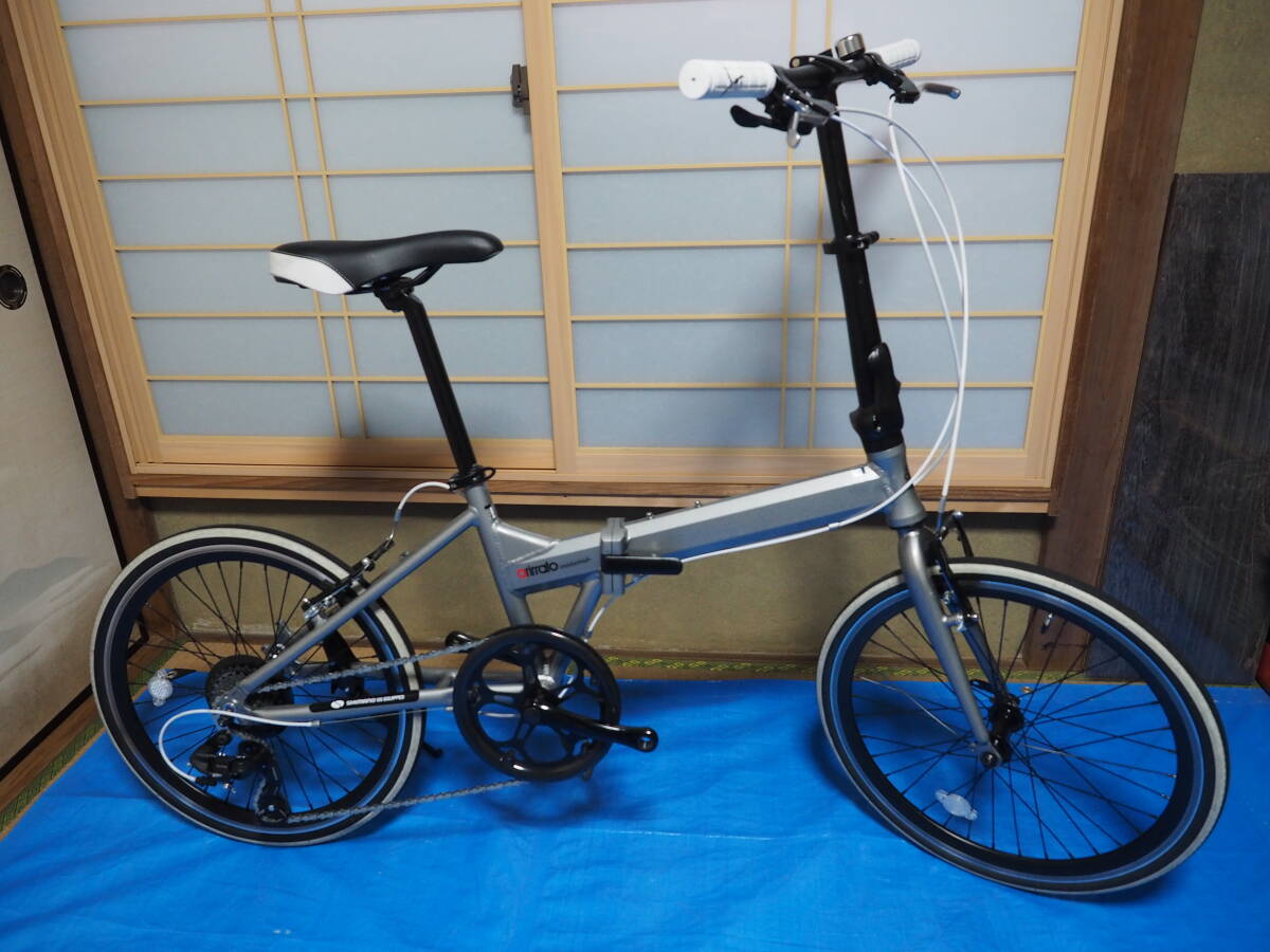 アニマト　折り畳み自転車　軽量アルミフレーム　 20インチ（451ホイール）　シマノ7段変速　ANIMATO AL20　『手渡し限定』