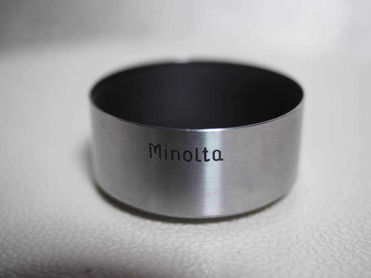 希少！　ミノルタ　メタルレンズフード　