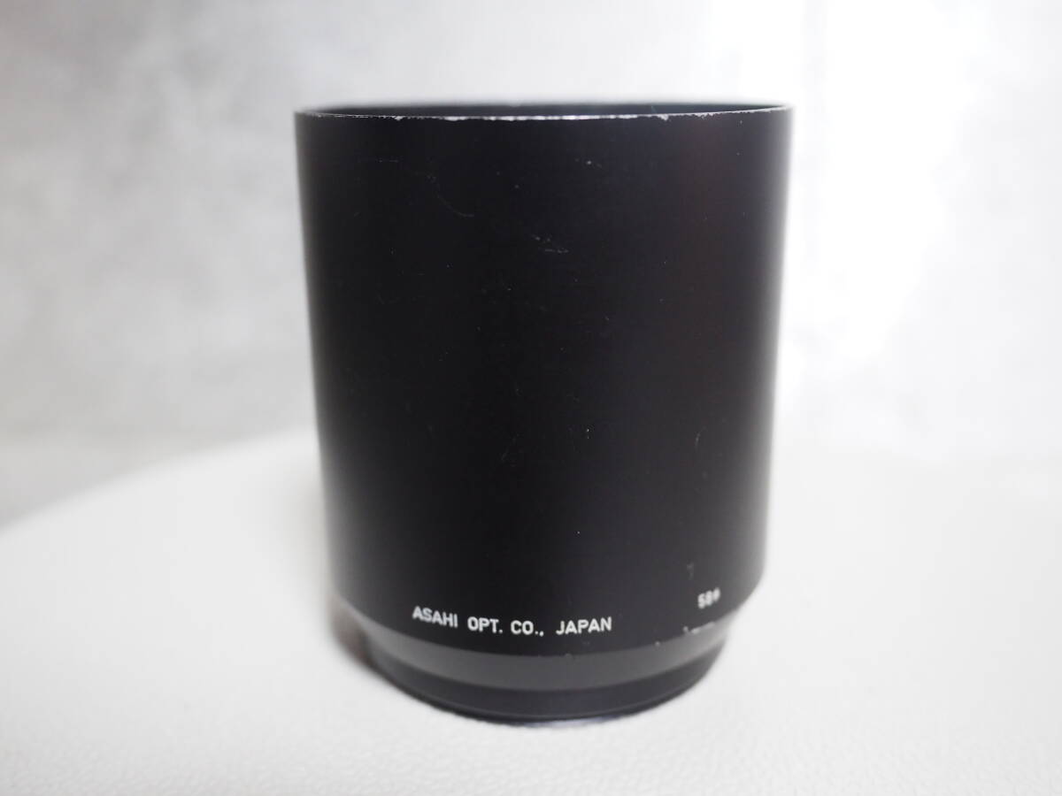 希少！　ペンタックス　望遠系1:6.3 300mm用　メタルレンズフード　58ｍｍ