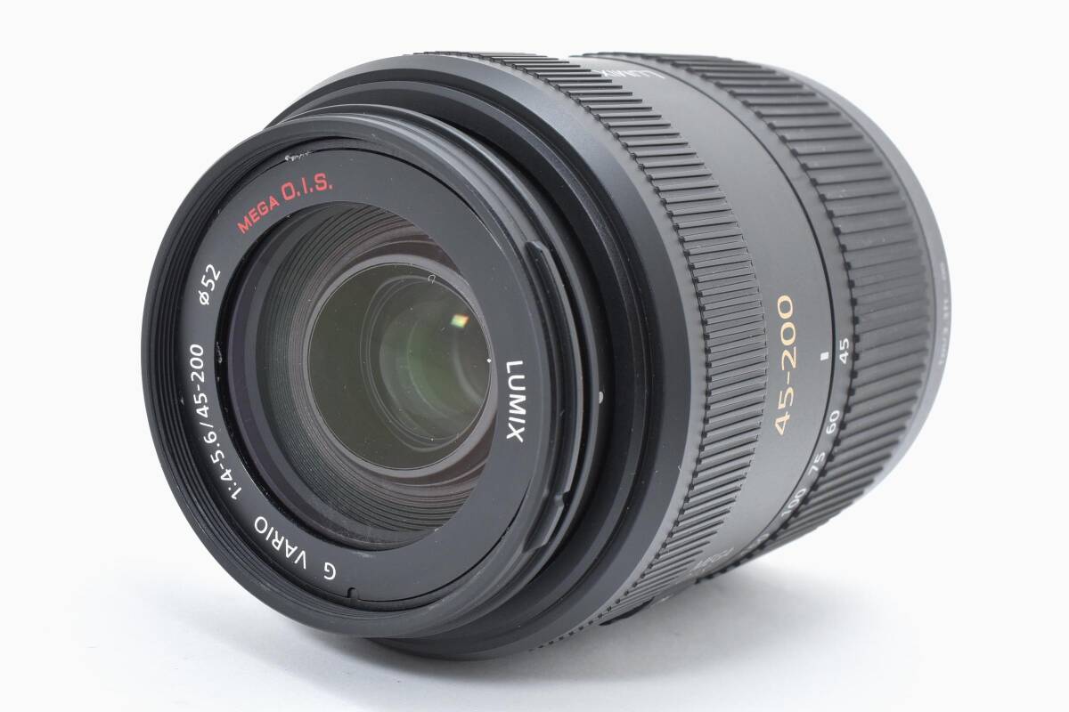 ★外観極上★ パナソニック Panasonic LUMIX G VARIO 45-200mm F4.0-5.6 MEGA O.I.S. H-FS045200　　　28-38#07 #7835