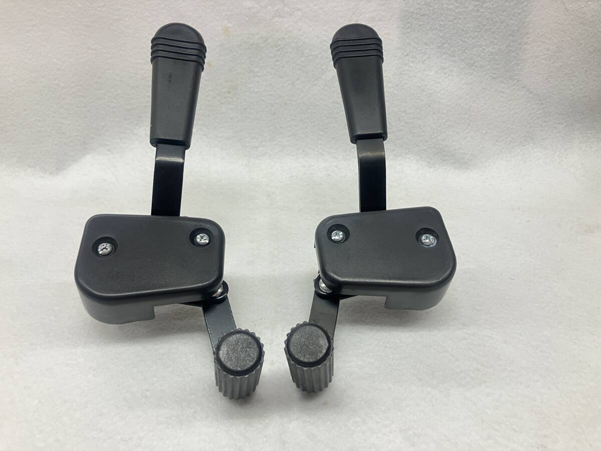 【中古現状品】車イス用部品　駐車ブレーキ　ストッパー　左右セット 　⑤