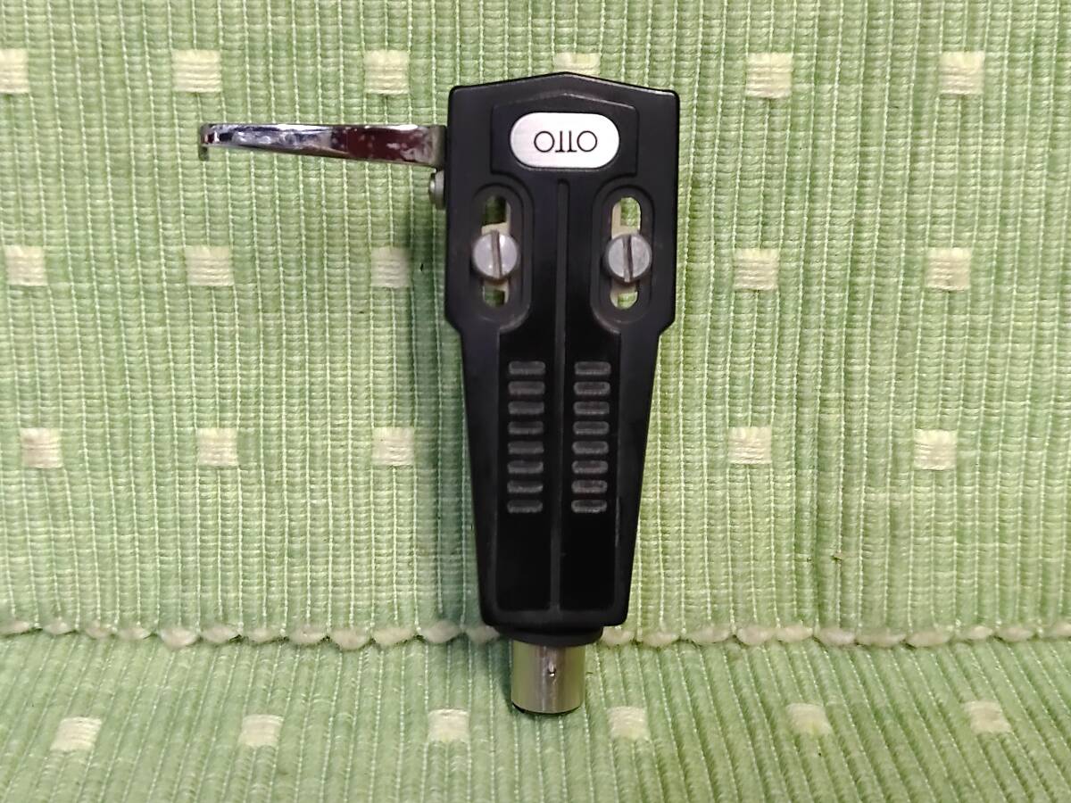 当時物！OTTO/SANYO黒色ヘッドシェルとカートリッジ(ＭＧ－５０)（中古品）オットーサンヨーレコードプレーヤー・ターンテーブル