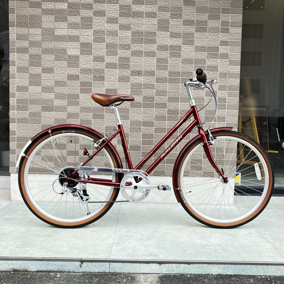 ◯ 【未走行】RALEIGH CLUB-SPORT クロモリ レイリー クラブスポーツ 小柄な方向け　街乗り 26インチ クロスバイク 420サイズ 
