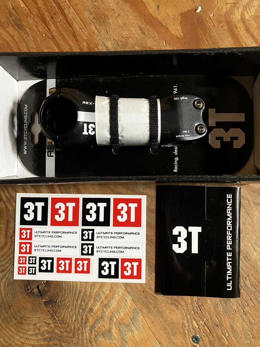 ◯未使用 3T ARX-LTD カーボンステム 100mm クランプ径31.8mm チタンボルト 