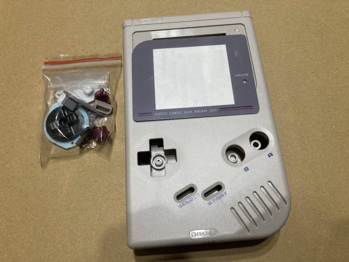 ゲームボーイ　ハウジング　互換品　ケース　修理　GB グレー　