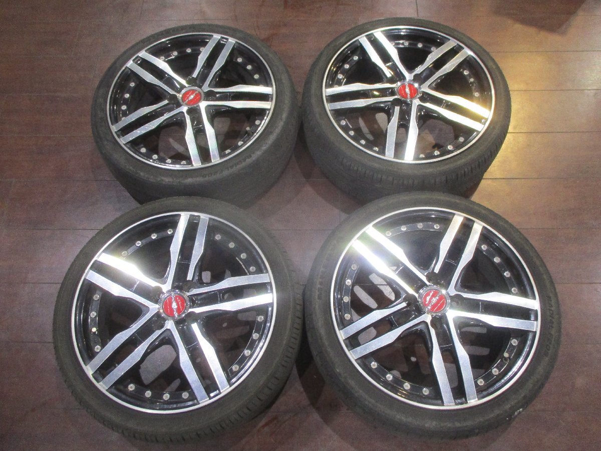 訳あり中古★KYOHO ame shallen(シャレン) XF-55 monoblock 16インチ タイヤホイール4本セット★165/45R16★100/4穴/5.5J/+48★ワゴンR等に
