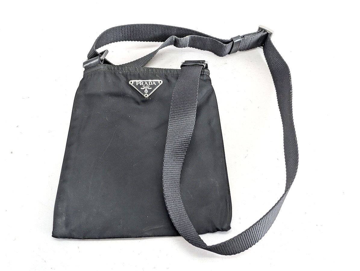 PRADA プラダ ショルダーバッグ テスートナイロン 黒[329439