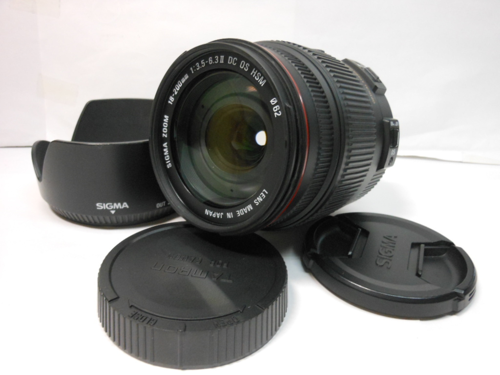 ☆希少極上美品級☆シグマ　　SIGMA　 18-200mm F3.5-6.3Ⅱ DC OS ＨＳＭ キヤノン♪　Canon 即日発送