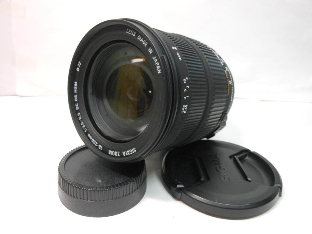 ☆希少実用美品級☆シグマ 　SIGMA　 18-200mm F3.5-6.3 DC OS ＨＳＭ ニコン　Nikon 即日発送