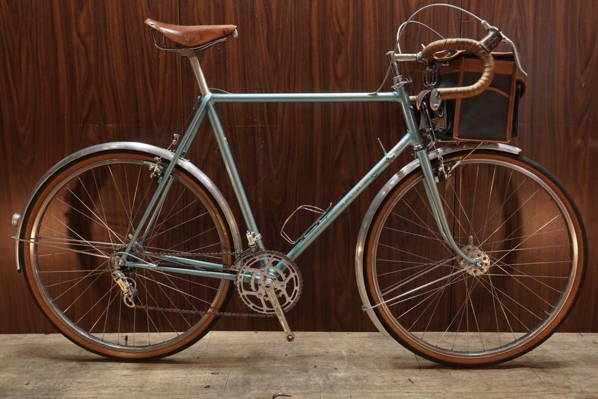 フロントバッグ付き!! 希少車!!■TOEI ランドナー ビンテージ クロモリ SIMPLEX 2X5S サイズ560 1980年頃 超美品