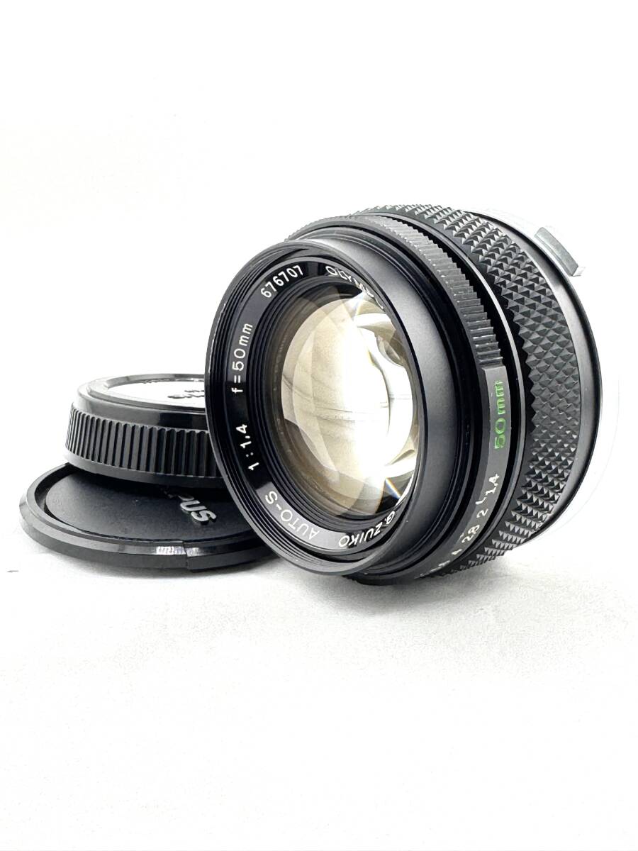 ★良品★OLYMPUS オリンパス OM-SYSTEM G.ZUIKO AUTO-S 50mm F1.4　#496