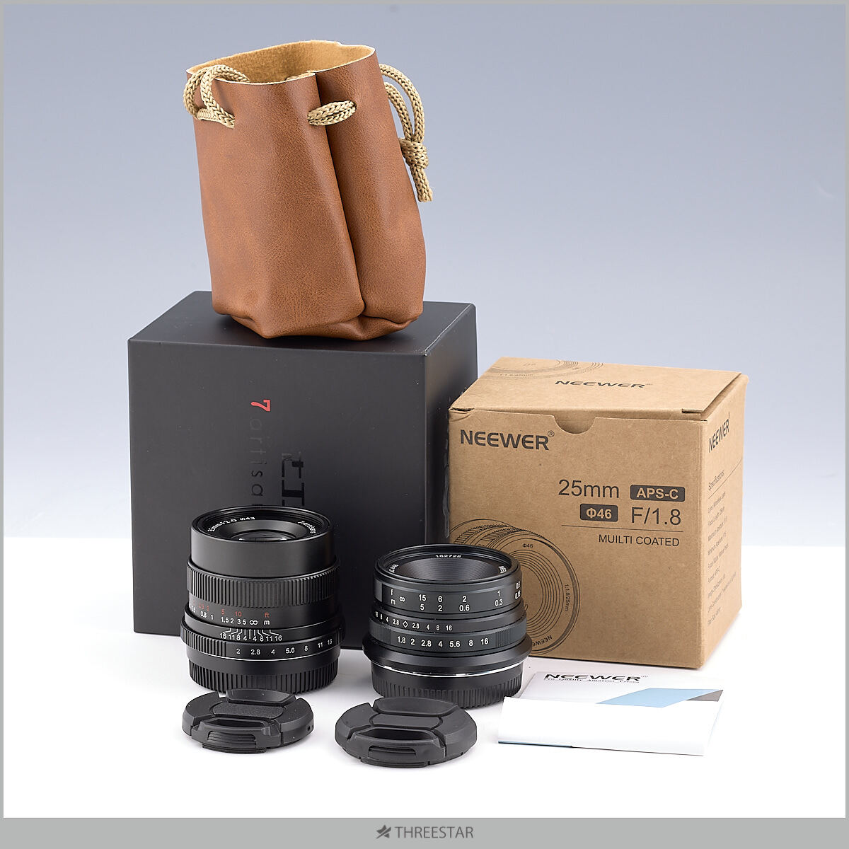 七工匠 7artisans 35mm F2 3520FXB フジフイルム用/NEEWER 25MM 1.8 セット Xマウント