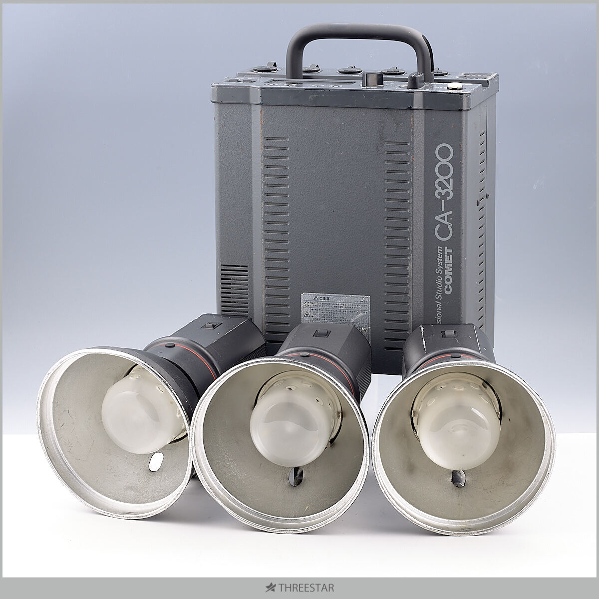 COMET CA-3200/CA-32H 1台3灯 セット 3200W ジェネレーター ガラスグローブ付き 【C11】