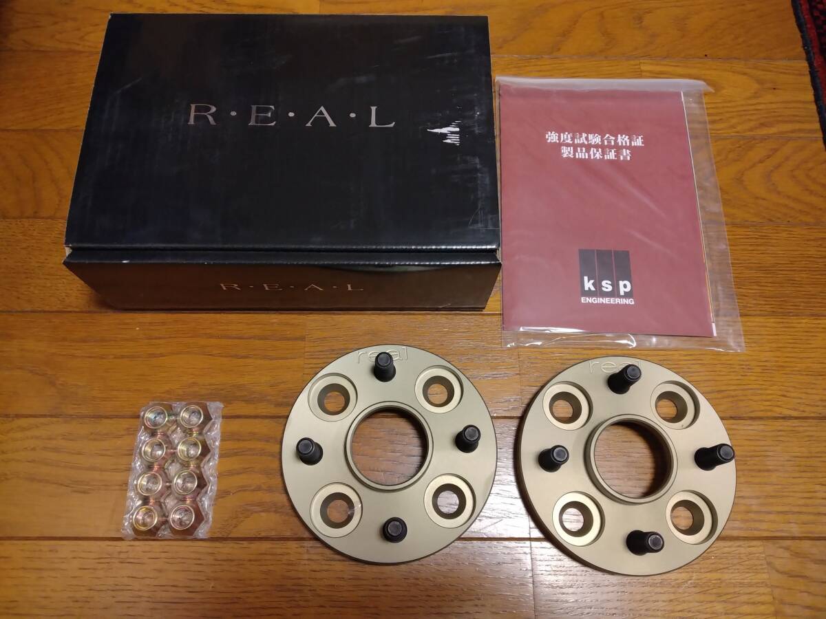 未使用！ 保安基準適合！KSP製ワイドスペーサーKS-541566！ホンダ用PCD100 4穴 P1.5 15mm ハブ径56mm①！シビック インテグラ CR-Xに！