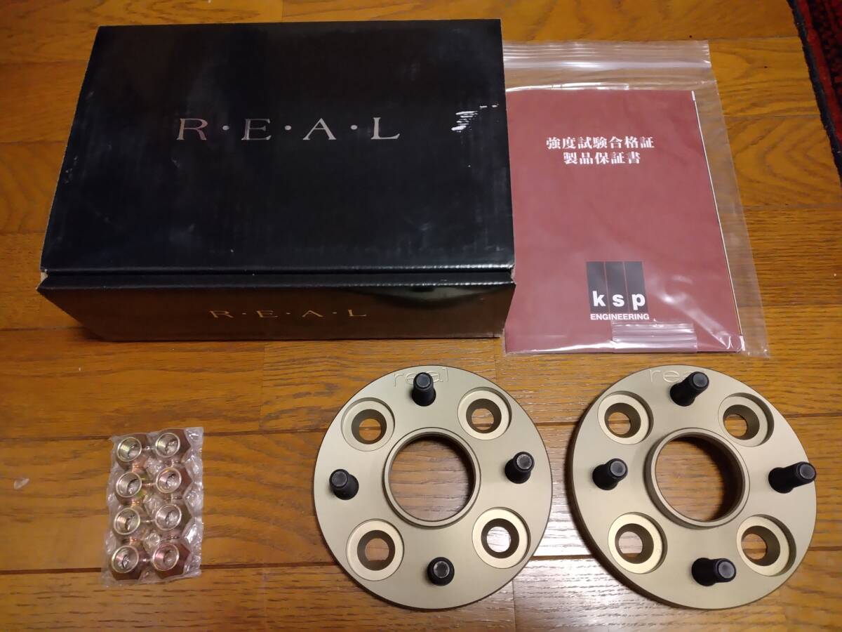 未使用！ 保安基準適合！KSP製ワイドスペーサーKS-541566！ホンダ用PCD100 4穴 P1.5 15mm ハブ径56mm②！シビック インテグラ CR-Xに！