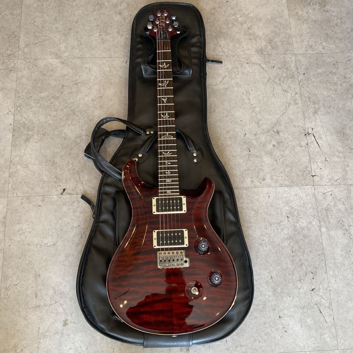 美品　PRS ポールリードスミス Paul Reed Smith Custom 24 エレキギター 2011年製　10TOP quiltブラックチェリー　USA コア　