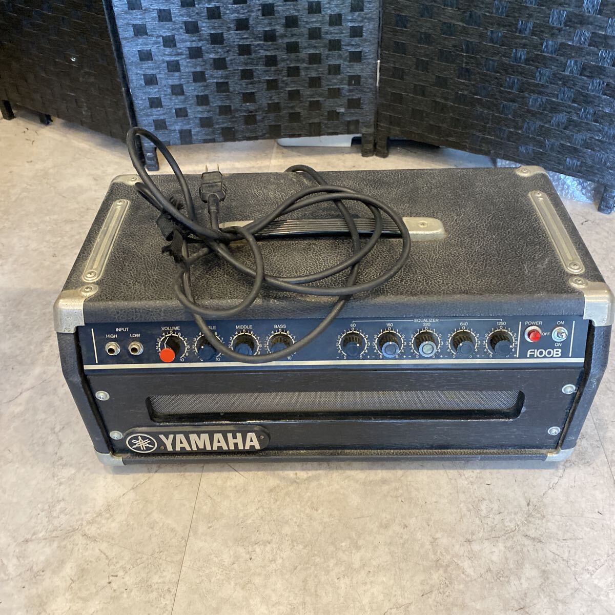 YAMAHA ヤマハ アンプ　F100B 通電確認済み 音響機器