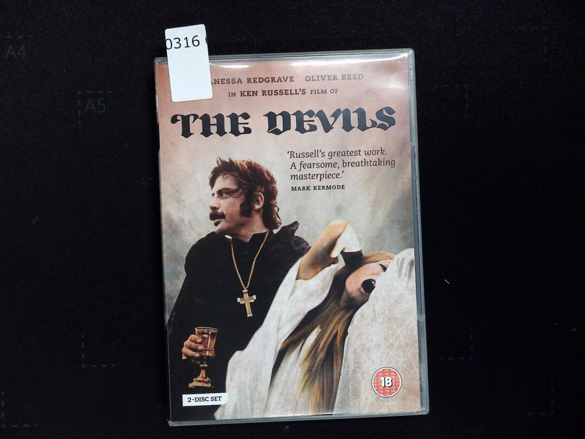 0316 DVD THE DEVILS（肉体の悪魔）1972 ◆ ケン・ラッセル 　2枚組　海外盤です。