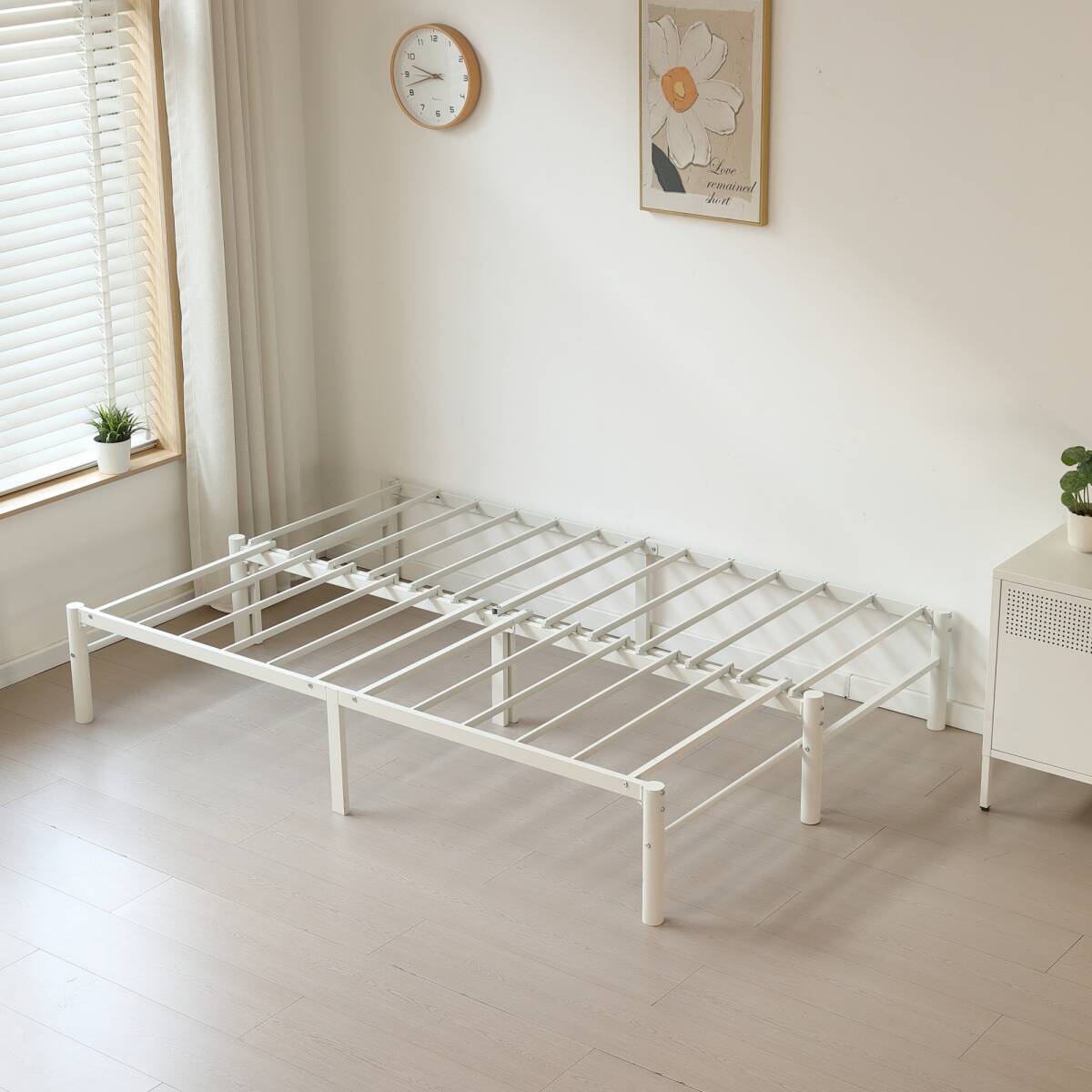 ディベッド 伸長式ベッド シングル 幅76～138cm 長さ200cm セミダブル ダブル パイプベッド ベッドフレーム 伸縮 下収納 おしゃれ 2way