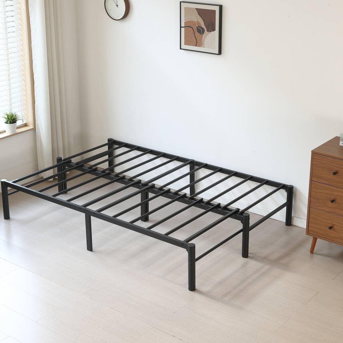 ディベッド 伸長式ベッド シングル セミダブル ダブル パイプベッド ベッドフレーム 伸縮 下収納 2way アイアン 来客用 省スペース 