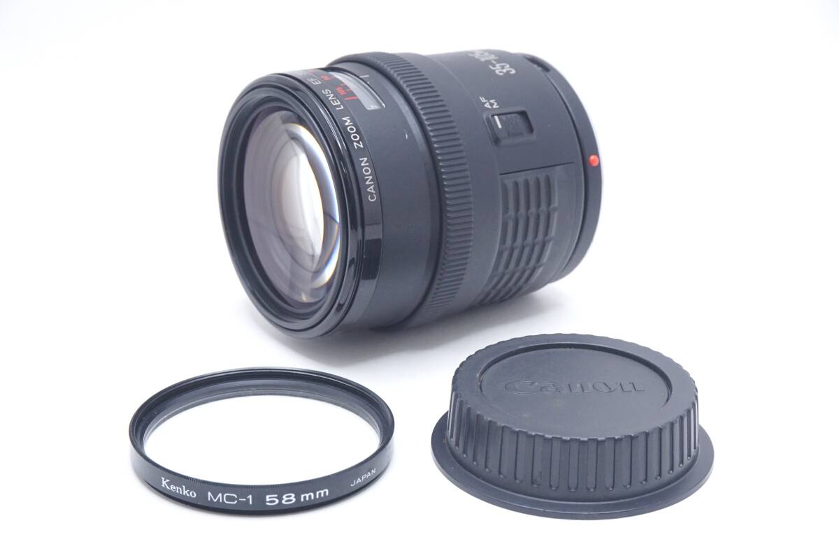 ▽CANON キャノン ZOOM LENS EF 35-105mm F3.5-4.5 (フィルター・ボディキャップ付) ジャンク品扱い