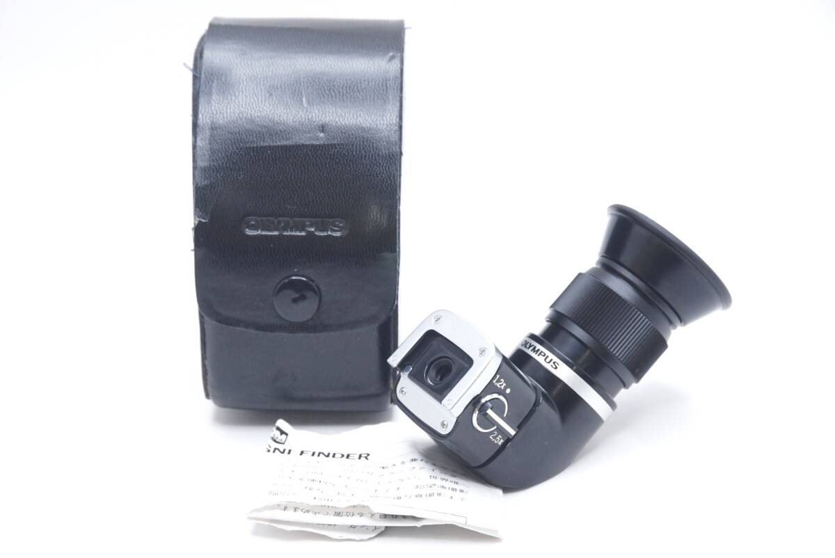 ▽OLYMPUS オリンパス OM SYSTEM VARIMAGNI FINDER (ケース・取説付)