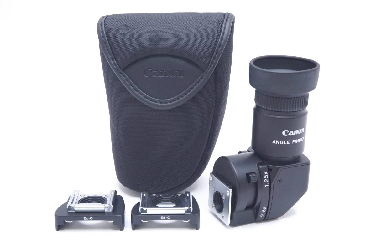 ▽Canon キャノン ANGLE FINDER C / アダプター2種(ケース付)