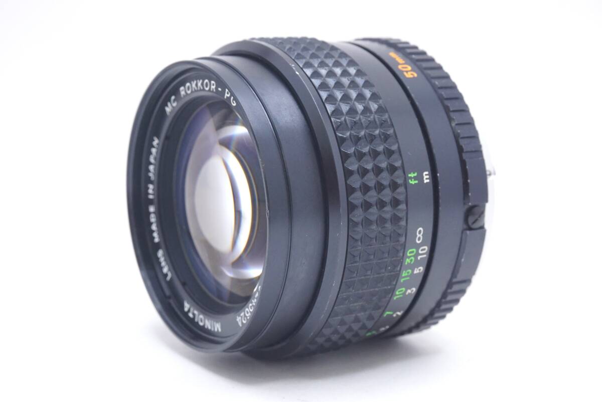 ▽MINOLTA ミノルタ MC ROKKOR-PG 50mm F1.4 訳あり