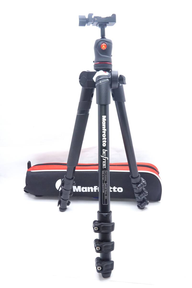 ▽Manfrotto マンフロット befree 三脚 四段 MKBFRC4-BH / 雲台 sunwayFOTO DDC-26