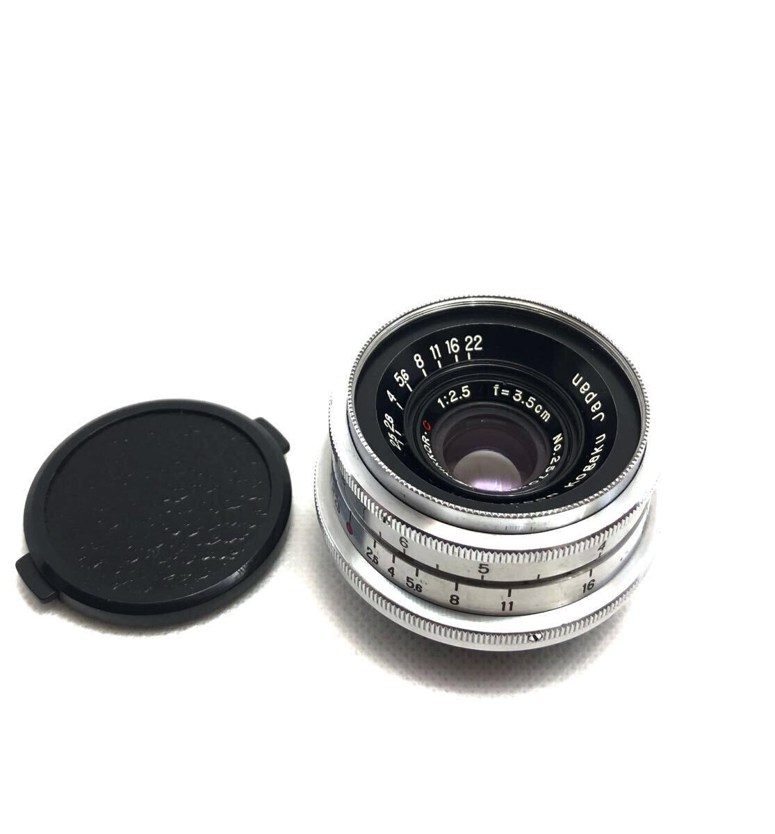 美品◆W-NIKKOR・C 3.5cm f2.5 Wニッコール C35mm Nippon Kogaku Japan 日本光学 広角レンズ Nikon ニコン Sマウント