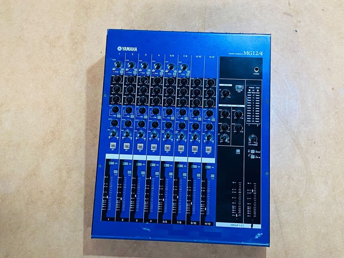 YAMAHA ヤマハ アナログミキサー ミキシングコンソール MG12/4 中古