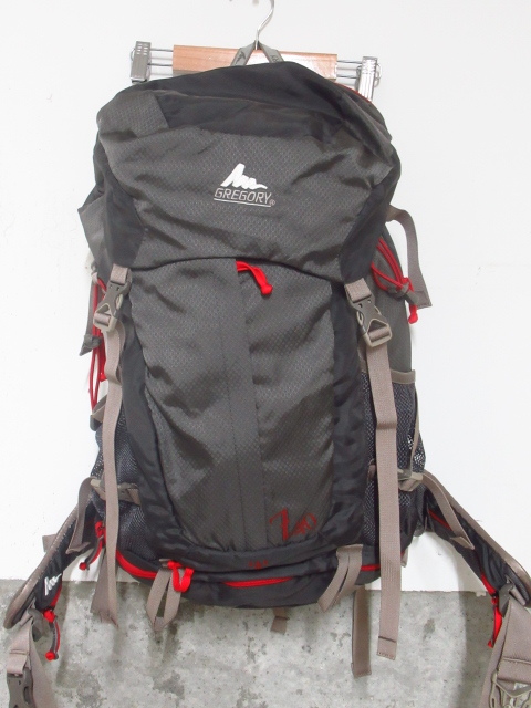 GREGORY グレゴリー Z40 バックパック グレー 旧ロゴ メッシュ背面 Mサイズ 登山 キャンプ用品 管理8H0225E-B6
