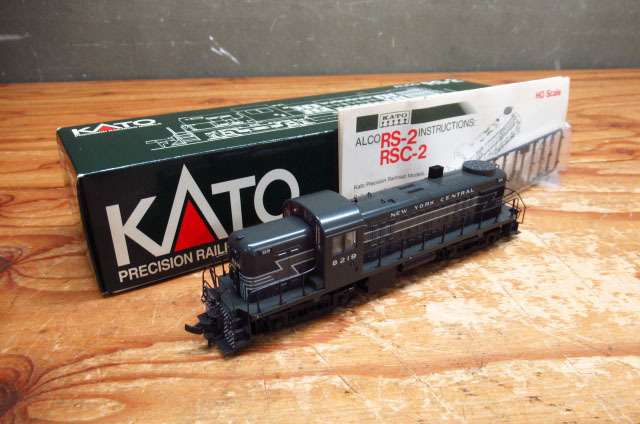 KATO カトー RS-2 37-2402 New York Central 8219 HOゲージ 鉄道模型 動作 点灯確認済み 管理8S0228H-C2