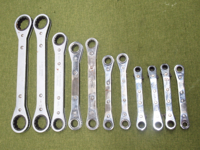 工具 まとめ 11個セット メガネ ラチェット レンチ Snap-on スナップオン Valucan バルカン 管理8H0212E-L1