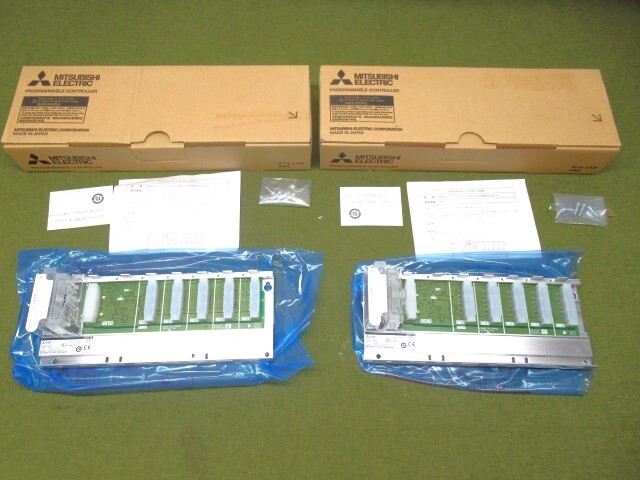 2個セット 動作未確認 現状品 MITSUBISHI 三菱電機 Q65B 2018年製 ベースユニット 管理8H0216K-A3