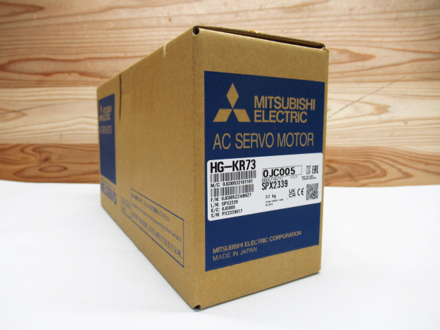 新品未使用 Mitsubishi 三菱電機 HG-KR73 サーボモータ 2022年製 管理8k0223J-F1