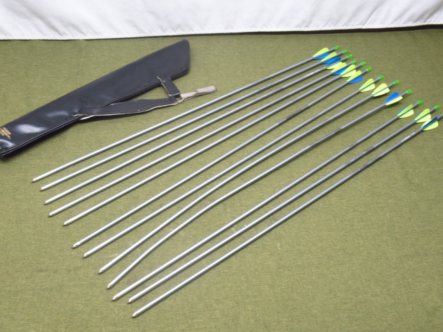 EASTON/イーストン XX75 PLATINUM PLUS 1616 ジュラルミン矢 12本 全長約71.5cm 重量約20g 管理8H0226H-Dnaga