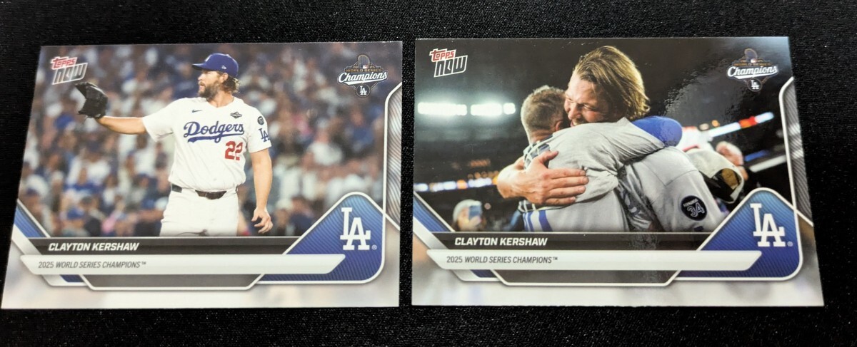 2025 Topps Now World Series Champions [ Clayton Kershaw / クレイトンカーショー ] WS-13SSP SP カード ドジャース 