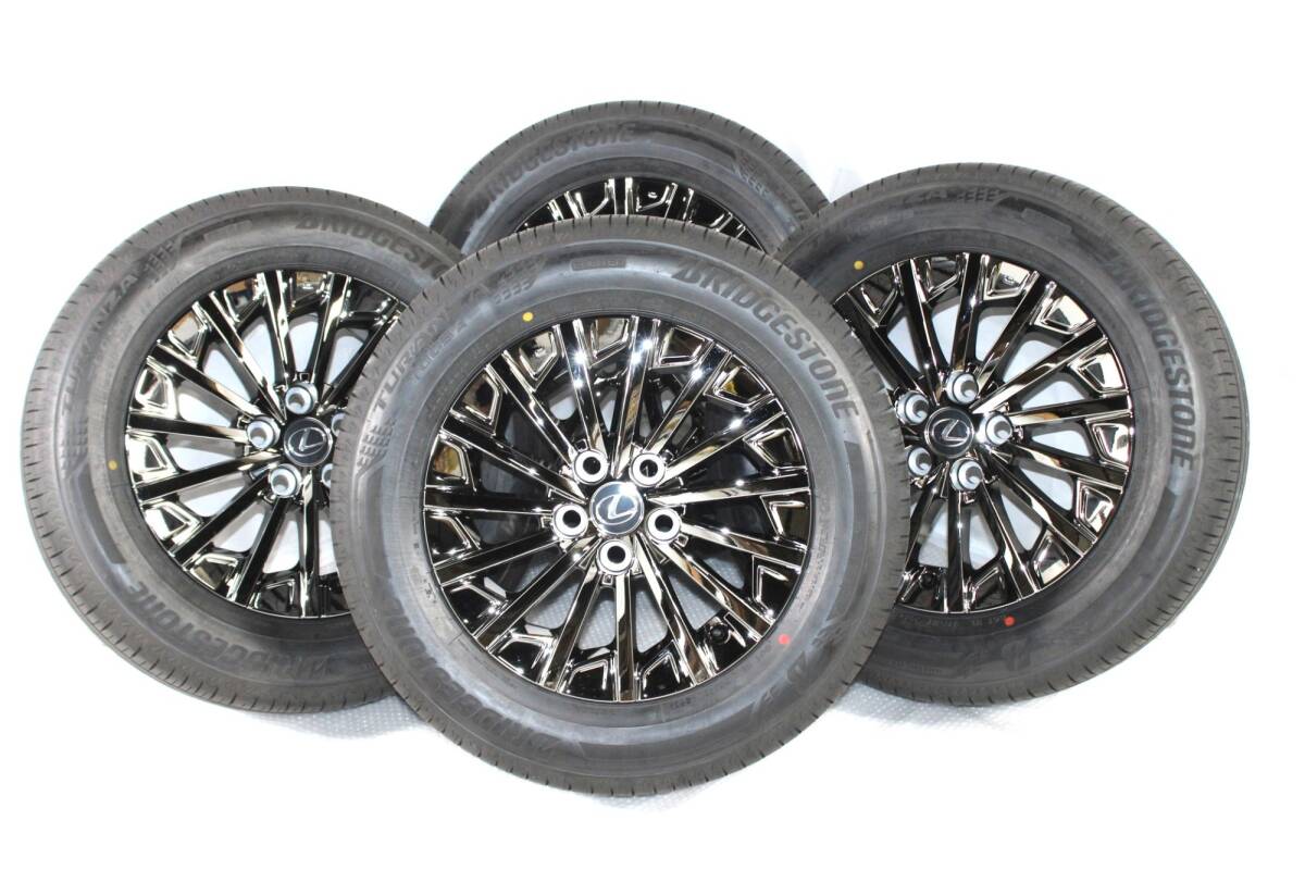 新車外し レクサス 純正ホイール LM500h バージョンL 225/65R17インチ 6.5J タイヤセット スパッタリング LEXUS IT9PU8SJNN40-H173-byebye
