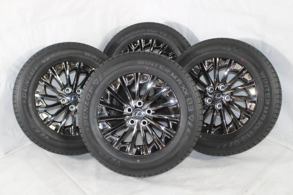 レクサス LM500h エグゼクティブ スタッドレスタイヤ＆ホイールセット 225/65R17 スパッタリング LEXUS ITHK9QMAXWLW-H126-byebye