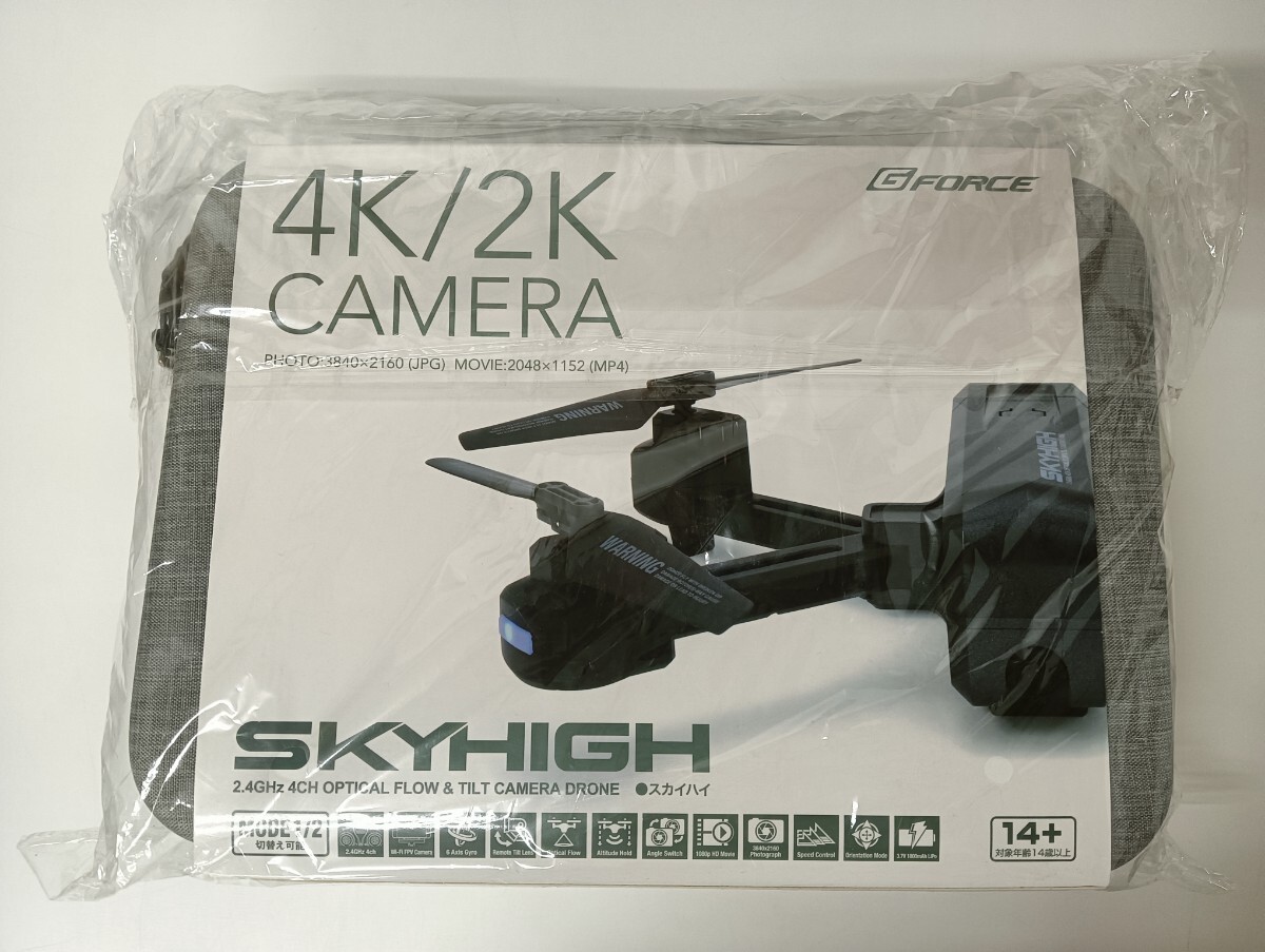 【新品未使用】G-FORCE/ SKYHIGH/ GB030 /ジーフォース/ドローン/4K静止画 2K動画対応/Wi-Fi接続