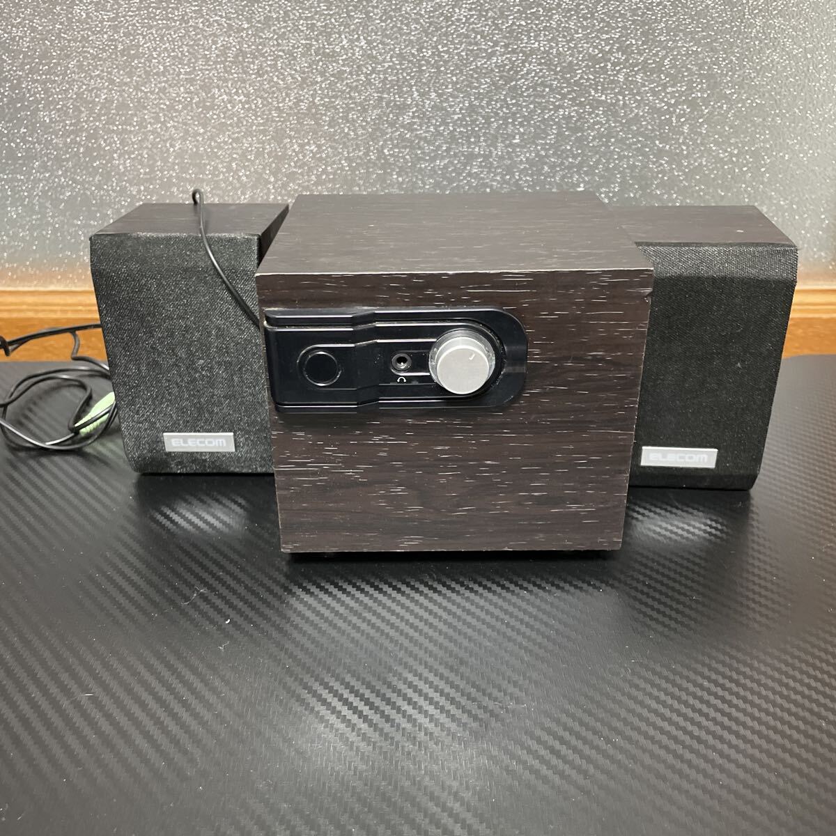 ELECOM 小さい木のスピーカー（MS-W02WBK) 